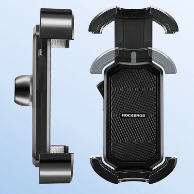 12. Rockbros 25210032005 Motorcycle Phone Holder for Mirror - Black