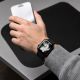 7. Tech-Protect Silicone Strap for Apple Watch 44 / 45 / 46 / 49 mm - Black