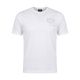 5. Paul&Shark men's cotton T-shirt white 26411035-10 - classic cut, logo