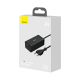7. Baseus fast charger GaN5 Pro HUB HDMI 2 x USB-C / USB-A / HDMI 4K 30Hz 1.5m black + USB-C cable - USB-C 100W 40Gb/s (USB4) 1m (CCGP110201)