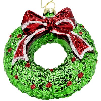 4. MICA Safe Plastic Bauble Blank – Wreath