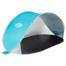 NILS CAMP NC3174 self-pitching beach tent, turquoise-gray