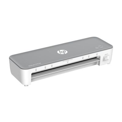 2. HP ONELAM 270 Laminator, A4, hot + 5 pouches: A4/80 mic, gray