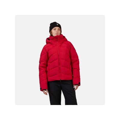 ROSSIGNOL W WISPILE RIPSTOP DOWN JKT women's ski jacket red