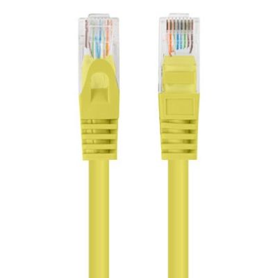 2. PATCHCORD CAT.6 UTP 3M YELLOW FLUKE PASSED LANBERG 10-PACK