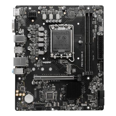 7. MSI PRO H610M-E motherboard