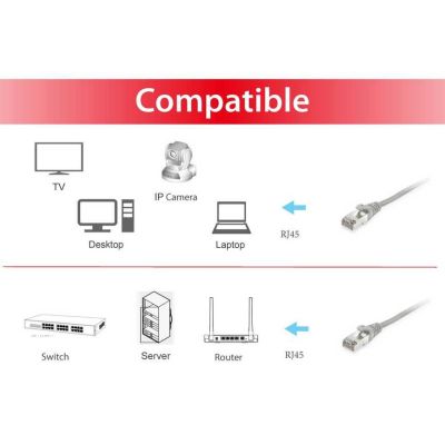 3. Equip 605603 Network Cable Gray 50m Cat6 S/FTP (S-STP)