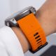 8. Tech-Protect Iconband Pro Strap for Garmin Fenix 5X / 5X Plus / 6X / 6X Pro / 7X / 8 / 8 Pro / 9 / 9 Pro (47 mm) – orange-black