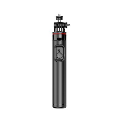 3. Selfie stick WC13YDS telescopic tripod 1.3m with double lamp and phone holder - black