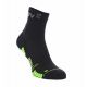 Inov-8 TrailFly Sock Mid. Black and green. Two-pack.