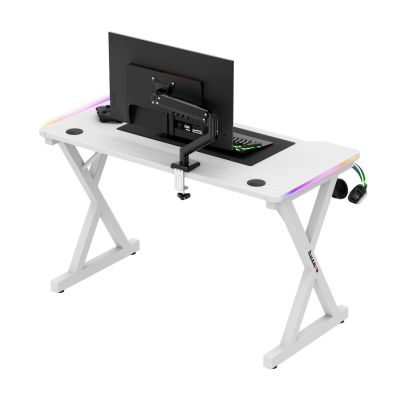 2. Huzaro Hero 2.3 RGB White Desk