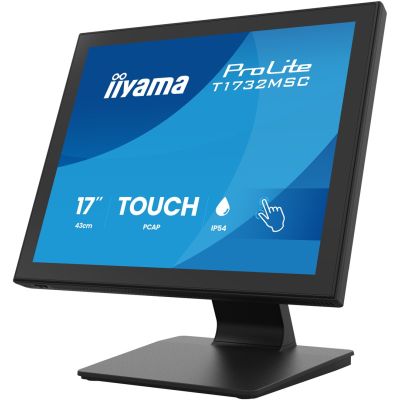 5. iiyama ProLite T1732MSC-B2S computer monitor 43.2 cm (17") 1280 x 1024 px SXGA LED Touchscreen Black