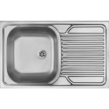 Deante Tango 1-bowl sink with drainer, stainless steel, ZM5011P