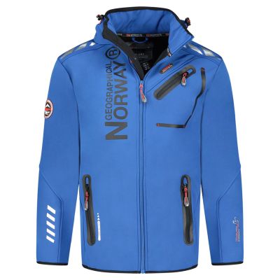 5. Men’s Softshell Jacket Geographical Norway ROYAUTE DB ROYAL BLUE BLACK MEN 068 (WY2168H/GN-ROYAL BLUE / BLACK)