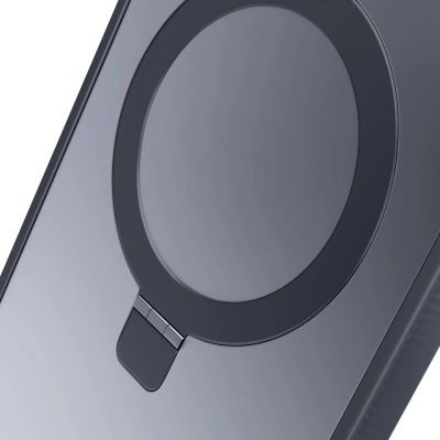 11. 3mk Smoke Case Mag&Stand for Apple iPhone 16E - black