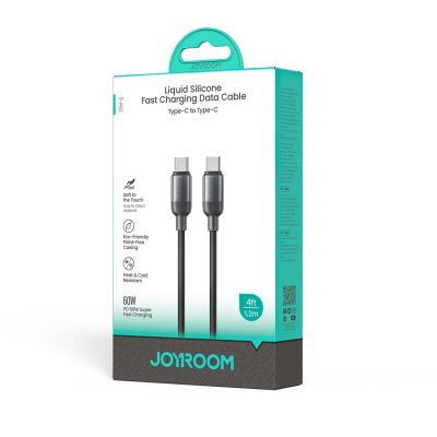 2. Joyroom S-A62 Lively Series 60W Fast Charging Data Cable (Type-C to Type-C) 1.2m-Black
