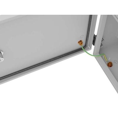 17. WALL-HUNG RACK CABINET 10" HERMETIC IP55 WALL/POLE MOUNTING 340X250X500 GRAY LANBERG (ASSEMBLED)