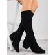 2. Sergio Leone W SK426 black suede high-heel boots