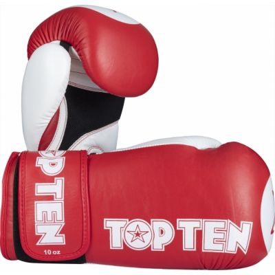 TOP TEN STAR-XLP Boxing Gloves 10 oz Red