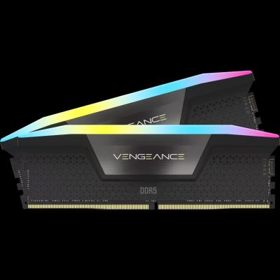 2. Corsair Vengeance RGB CMH32GX5M2B6400C36 Memory Module 32GB 2x16GB DDR5 6400MHz