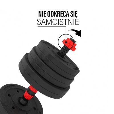 7. Barbells 2 in 1 SGP30 HMS 30 kg