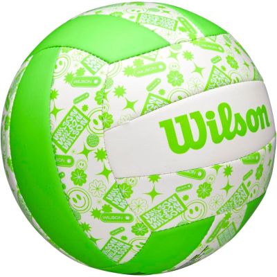 9. WILSON STAMP VB VOLLEYBALL GREEN AND WHITE
