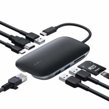 AUKEY HUB USB C CB-C71 8IN1 RJ45 HDMI 4K PD 100W
