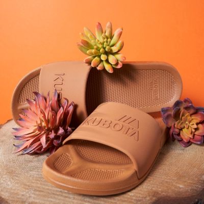 9. Basic plain camel pool flip-flops KUBKBB-SS24-03-21