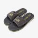4. Kubota Velcro Corduroy Graphite Flip Flops KUBKRZ-AW23-02-28