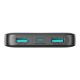 6. Powerbank Joyroom JR-PBF12 10000mAh 2.4A 2x USB-A 1x USB-C - black