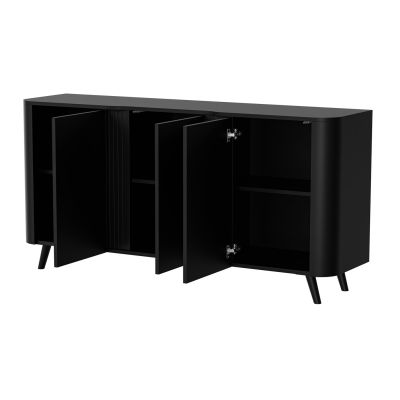 2. VOLARE chest of drawers 151x39x75 black