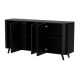 2. VOLARE chest of drawers 151x39x75 black