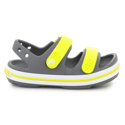 6. CROCS CROCBAND CRUISER SANDAL T KIDS SLATE GRAY/ACIDITY 209424-1NJ