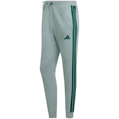2. Men's adidas Essentials 3-Stripes Fleece Pants Mint KD4836