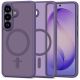 Tech-Protect Magmat MagSafe Case for Samsung Galaxy S26 - Matte Purple