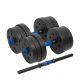 7. Bituminous adjustable dumbbells with connector 2x10kg REBEL ACTIVE