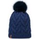 Buff Knitted Fleece Caryn Beanie 13674371710 Navy Blue One Size