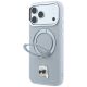 2. Karl Lagerfeld with Ring Stand 360 Karl Head Pin MagSafe Case for iPhone 18 Pro / 17 Pro - Gray