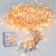 10. CHRISTMAS TREE LIGHTS 720 LED LIGHT CHAIN WARM WHITE TRANSPARENT WIRE