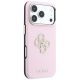 4. Guess Smooth & Big Strass Logo Case for iPhone 18 Pro / 17 Pro - Pink