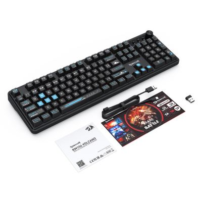 13. REDRAGON K526BB-WL Keyboard Black