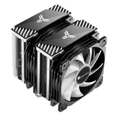 6. Jonsbo CR-2000GT CPU cooler with radiator and 12 cm fan, black, 1 pc.