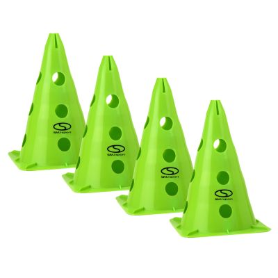 Set of 4 training cones - 30 cm green / PT4-13H-G