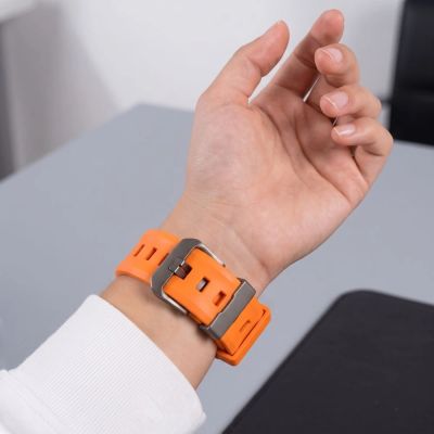 5. Tech-Protect Motion Strap for Apple Watch 44 / 45 / 46 / 49 mm - Orange
