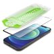 4. 9H tempered glass with mounting frame for iPhone 14 Plus Wozinsky Premium Glass - black