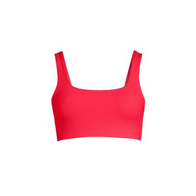 CASALL Square Neck Bikini Top Red