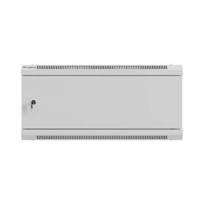 13. LANBERG WALL-HUNG RACK CABINET 19" 4U 600X450 GRAY METAL DOOR (FLAT PACK)