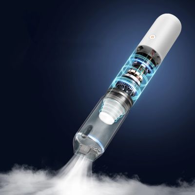 9. Baseus A3lite Wireless Car Vacuum Cleaner with Mattress Pump Function - White