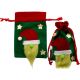 CHRISTMAS GIFT BAG WITH SANTA CLAUS 15x20CM