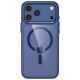 3. Tech-Protect Magmat Magsafe CC Case for iPhone 17 Pro / 18 Pro - Navy Blue and Transparent